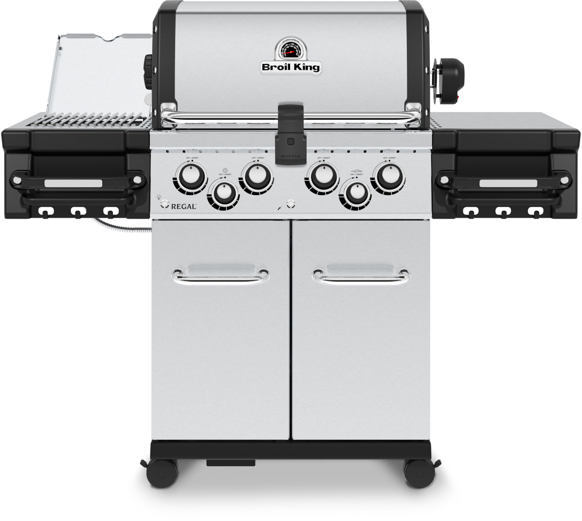 Broil King Regal S490 PRO IR - 4 main burners + IR Side Burner, R/Burner & Rotis