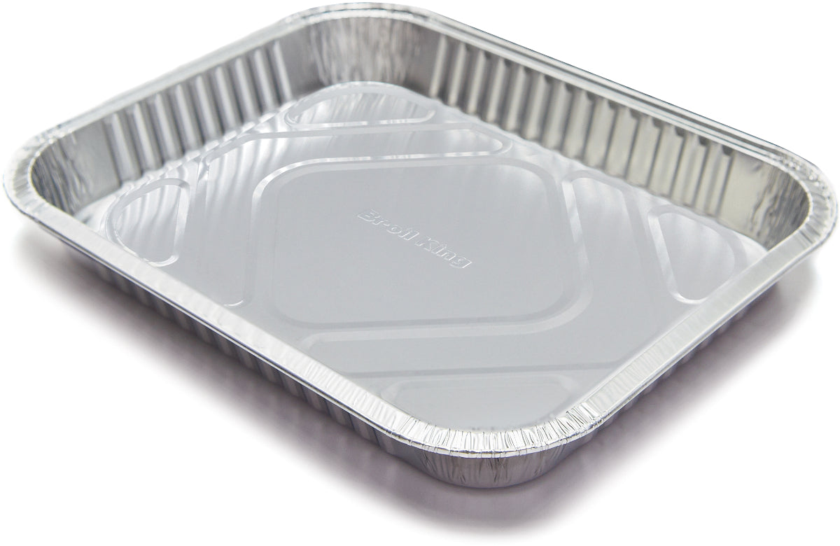 Broil King Large Foil Drip Pans (Pack of 3) (26 cm x 32.4 cm x 3.8 cm)