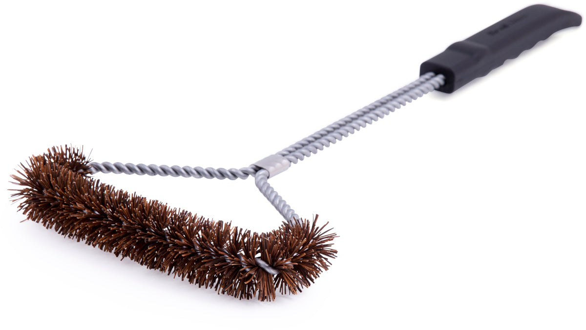 Broil King Grill Brush - Tri Head - Twisted Palmyra