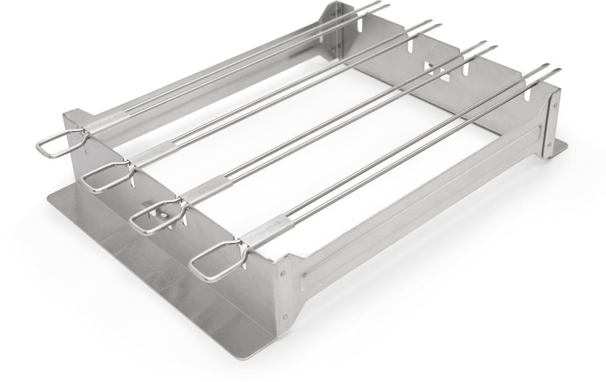 Broil King Narrow Kebab Rack (Also includes 4 Dual Prong Skewers)