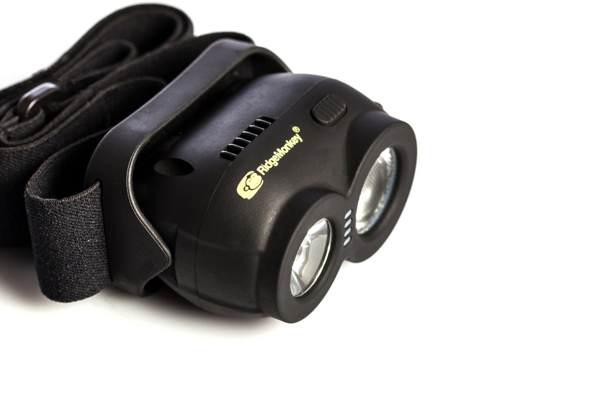 RidgeMonkey VRH150 USB Rechargeable Headtorch RM174