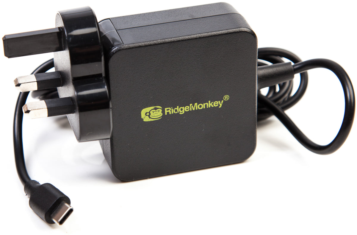 RidgeMonkey Vault 45W USB-C Mains Power Adaptor RM142