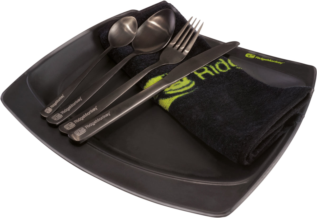 RidgeMonkey SQ DLX Standard Plate Set (RM530)