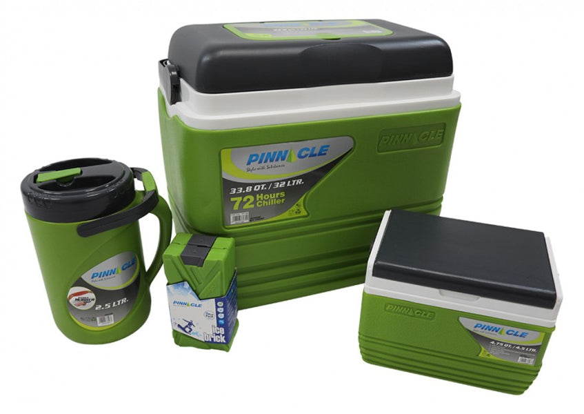 Vango Pinnacle 32L-72Hr 5 Piece Set - Cooler - Green