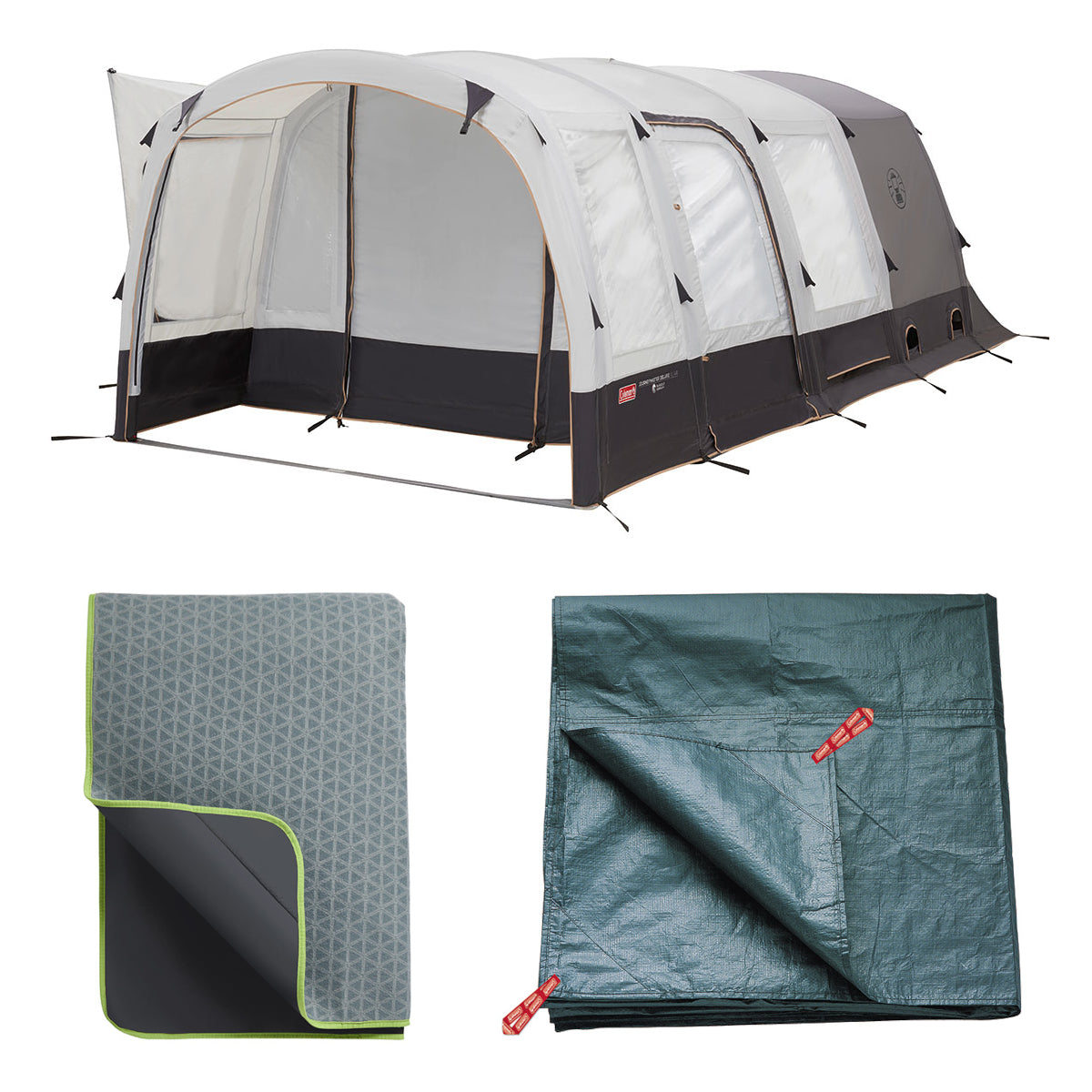 Coleman Journeymaster Deluxe Air XL BlackOut BUNDLE