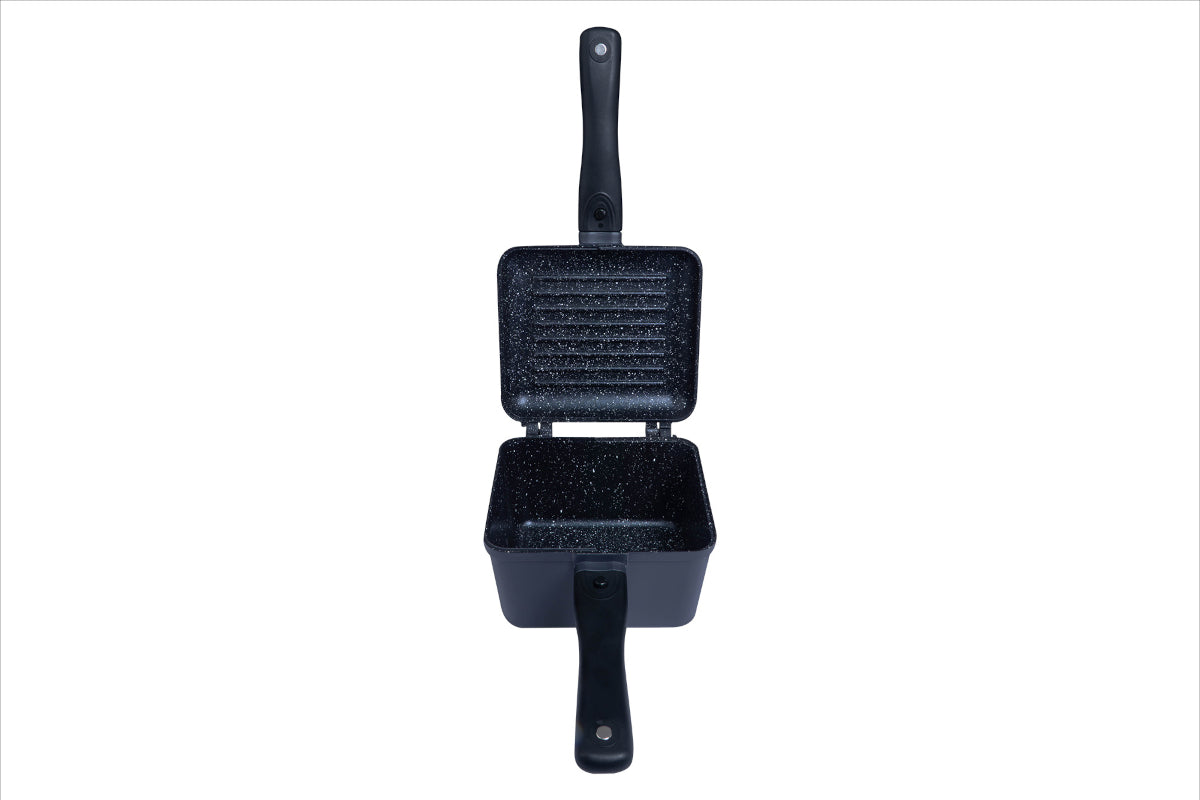 RidgeMonkey OPEN BOX Connect Deep Pan & Griddle Granite Edition (RM778)