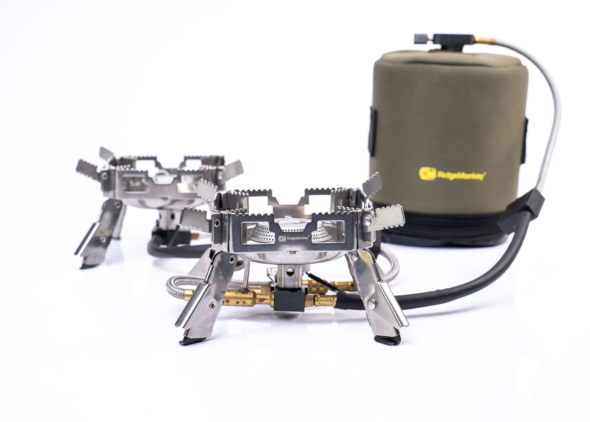 RidgeMonkey Quad Connect Stove Pro Mini Full Kit (RM188) - OceanTrail