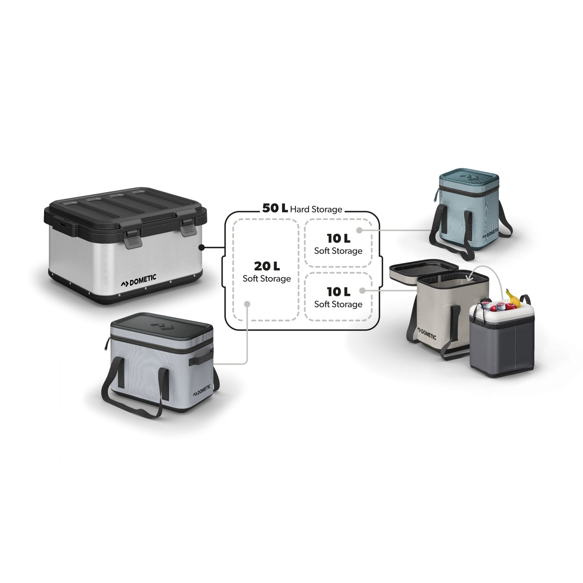 Dometic GO Hard Storage 50L Slate