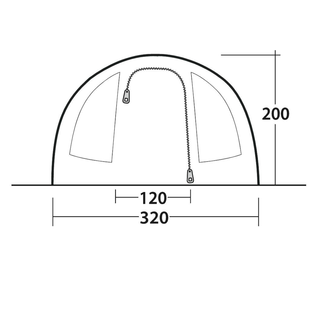 Outwell Sky 5 - 5 Man Tunnel Tent