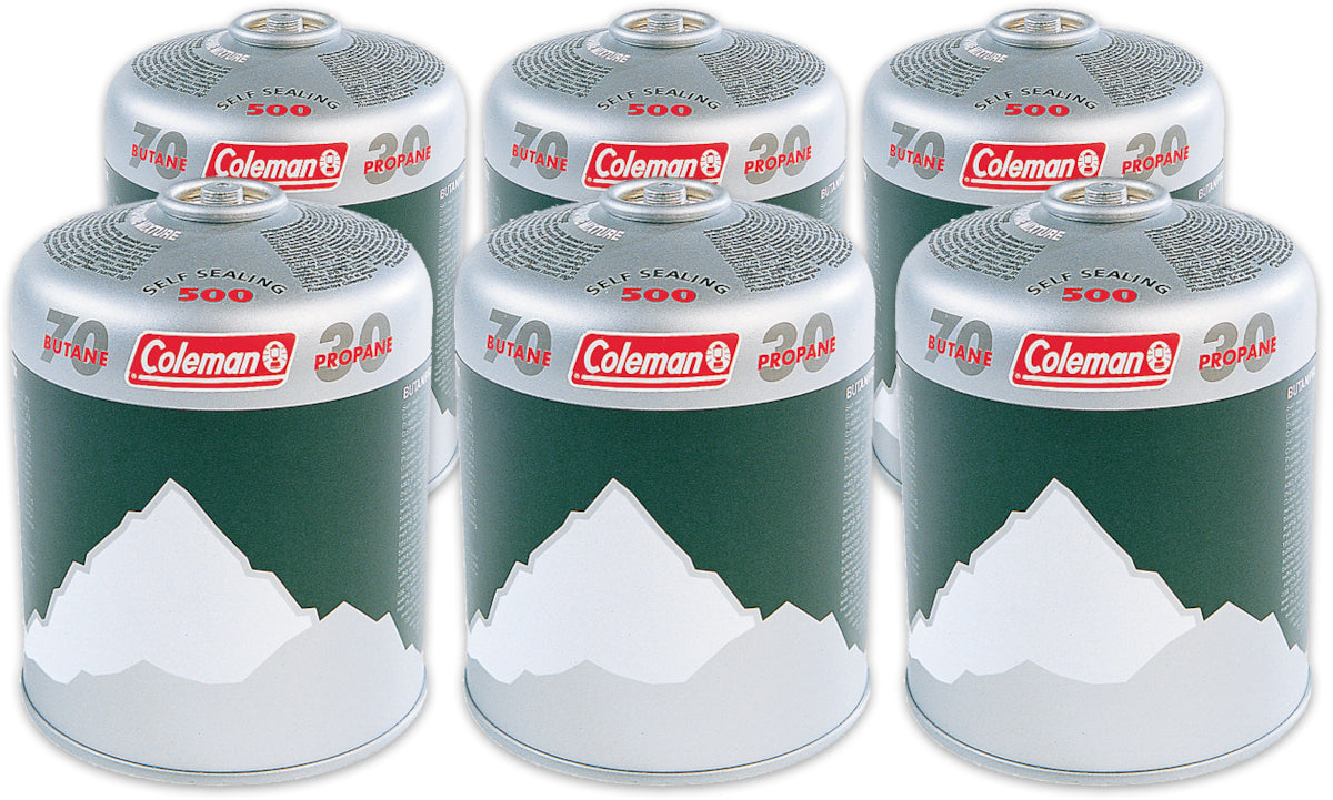 Coleman C500 Cartridge 6-Pack Gas Cartridges