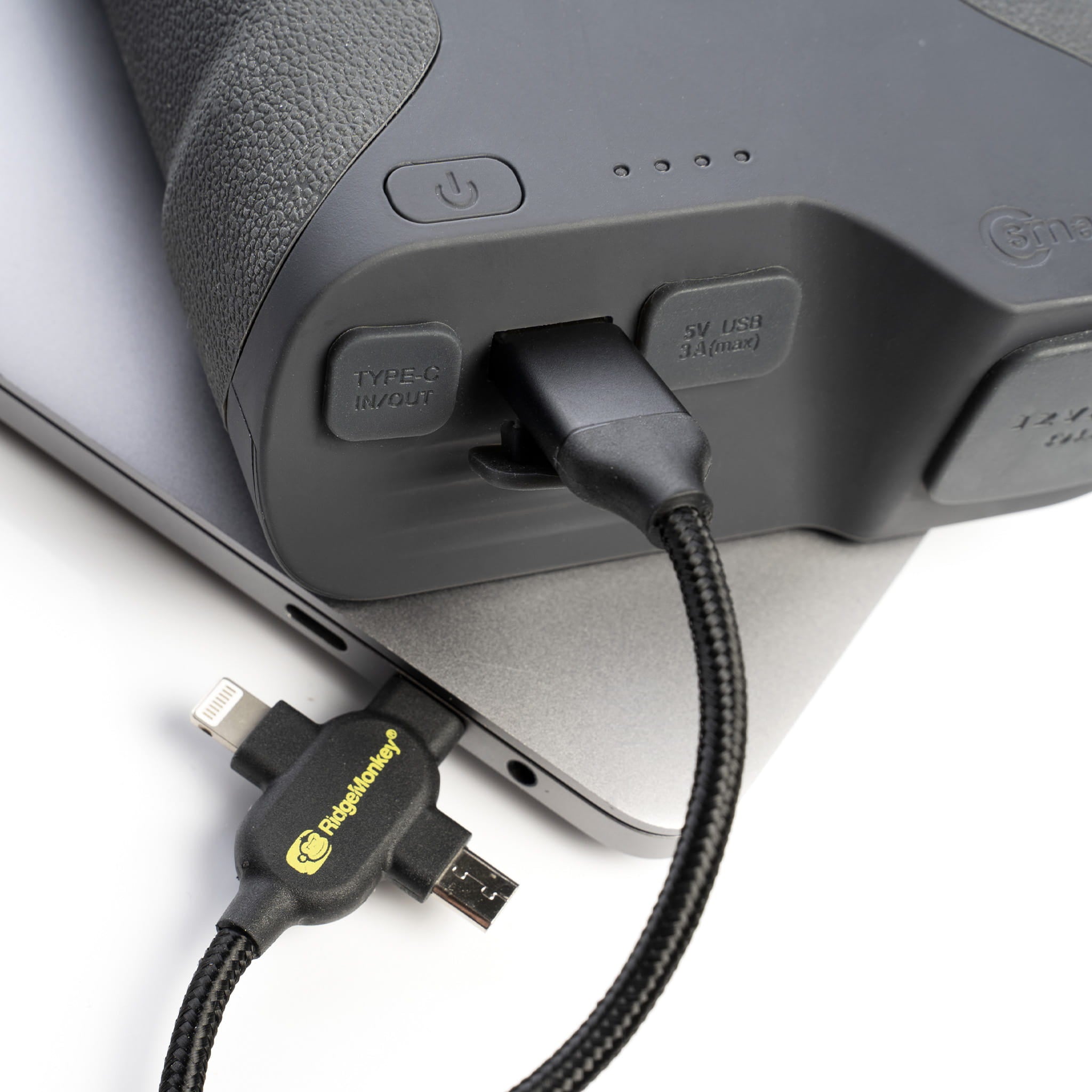 RidgeMonkey Vault USB-A to Multi Out Cable 2m