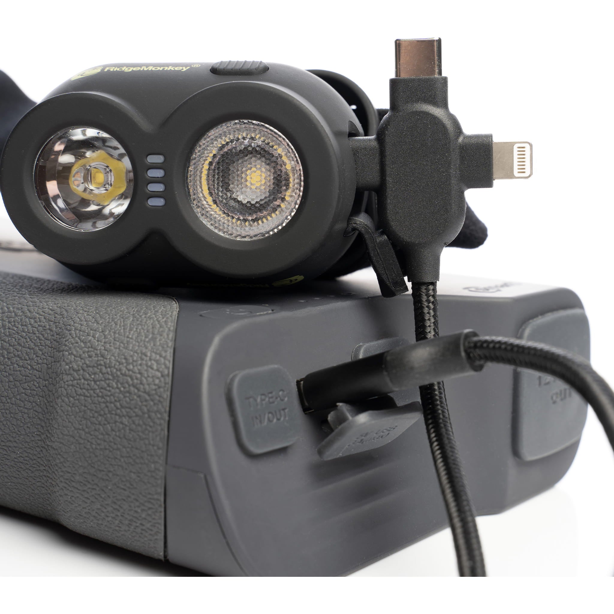 RidgeMonkey Vault USB-A to Multi Out Cable 2m