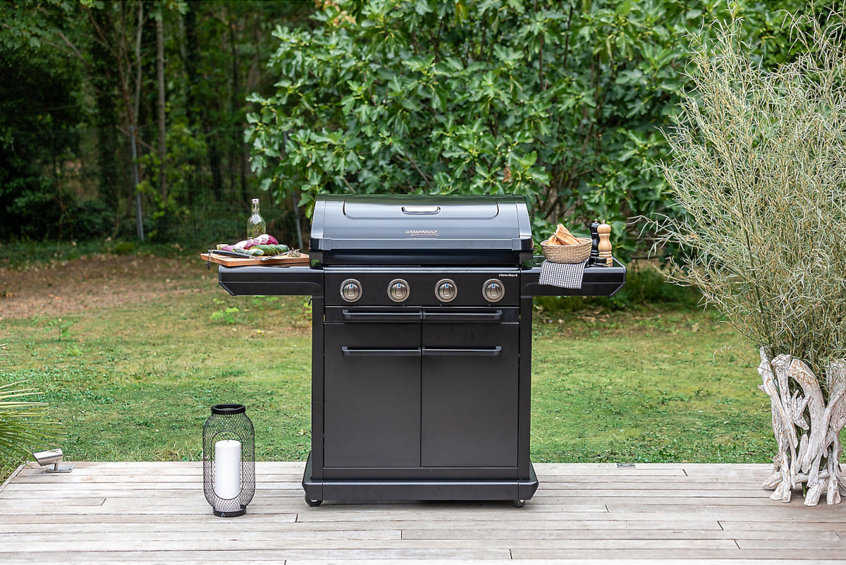 Barbecue a gas 4 bruciatori + fornello laterale DG4 Series C Barbecue a gas 4 bruciatori + fornello laterale DG4 Series C