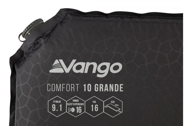 Vango Comfort 10 Grande - Sleep Mat - Shadow Grey