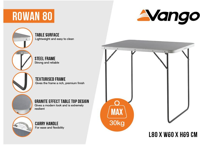 Vango Rowan 80 Table - Excalibur