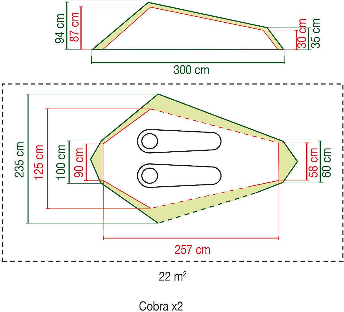 Coleman Cobra 2 - 2 Person Backpacking Tent