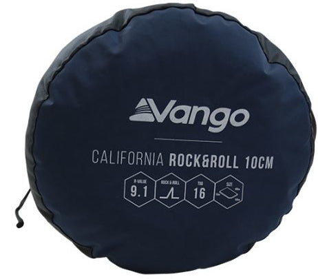 Vango OPEN BOX California Rock & Roll 10cm - Sleep Mat - Shadow Grey