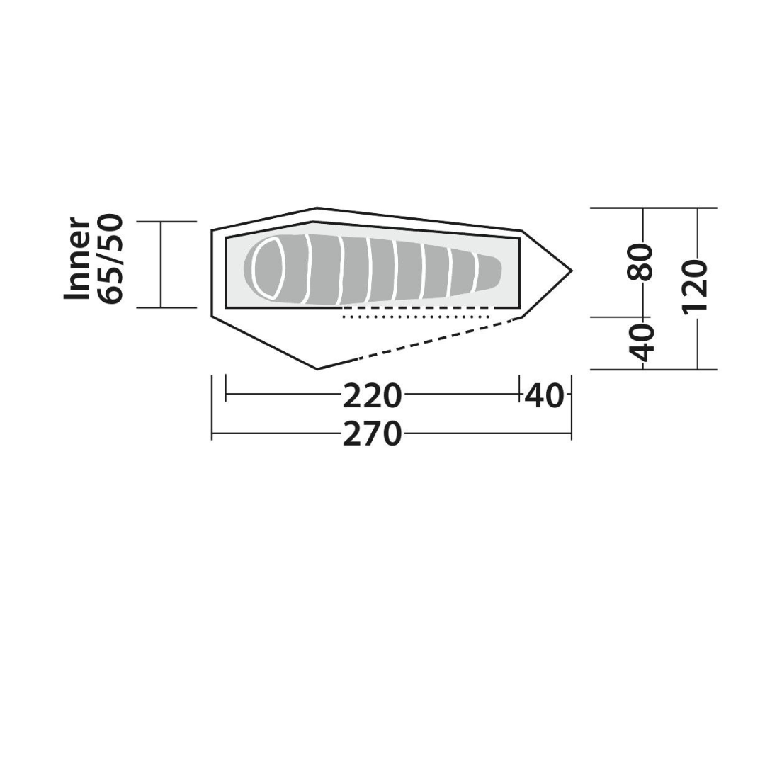 Robens Cress 1 Pro Tunnel Tent