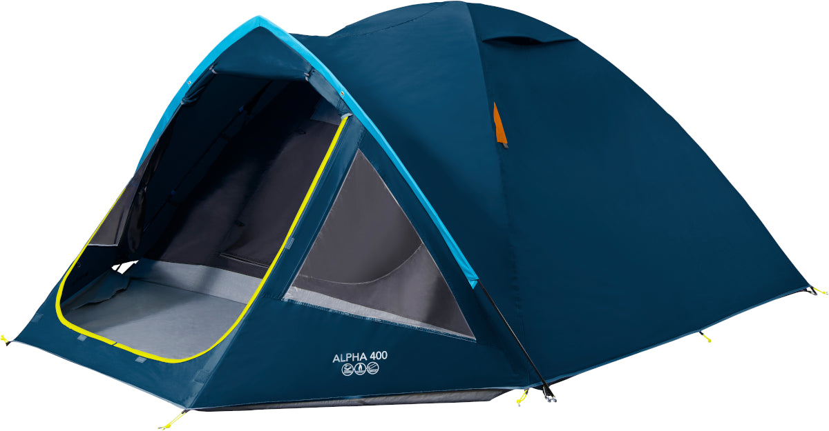Vango Alpha 400 CLR 4-Man Tent - Blue CLR