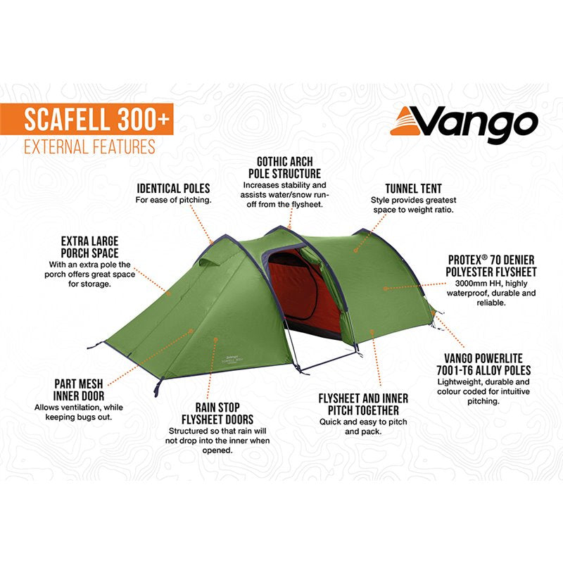 Vango Scafell 300 Plus - Pamir Green