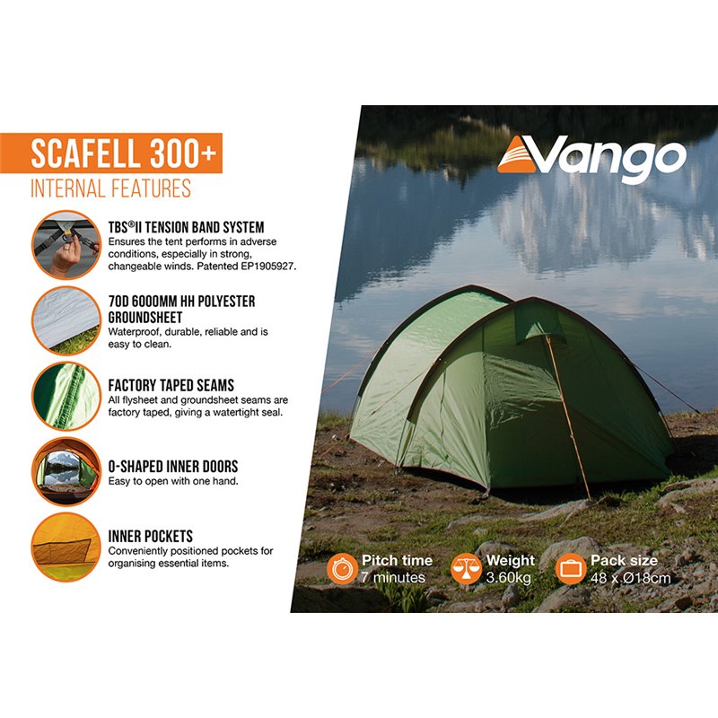 Vango Scafell 300 Plus - Pamir Green