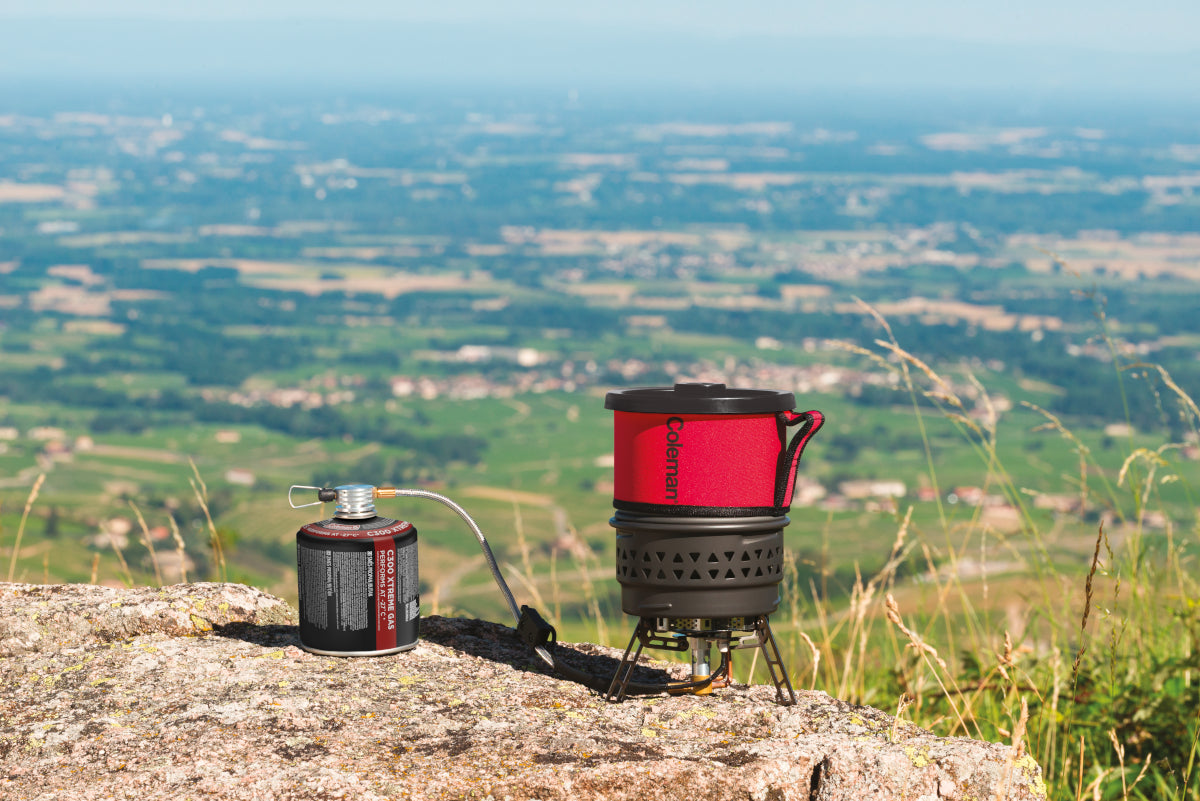 Coleman Fyrestorm PCS - Backpacking Gas Stove With Personal Cooking Sy
