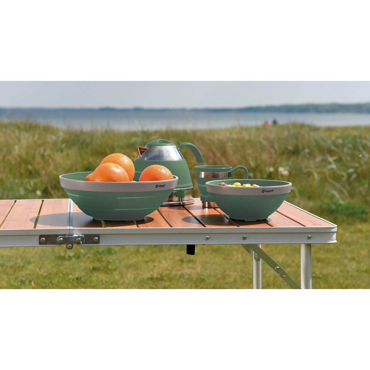Outwell Collaps Bowl Set - Shadow Green