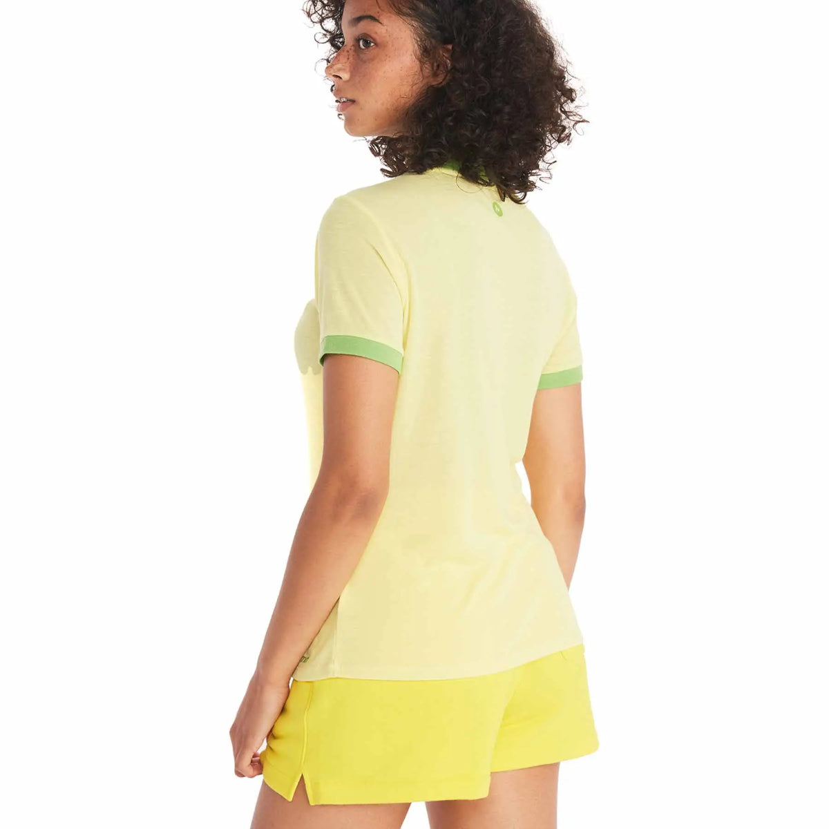 Marmot Women's Switchback Short Sleeve - Light Yellow/Kiwi