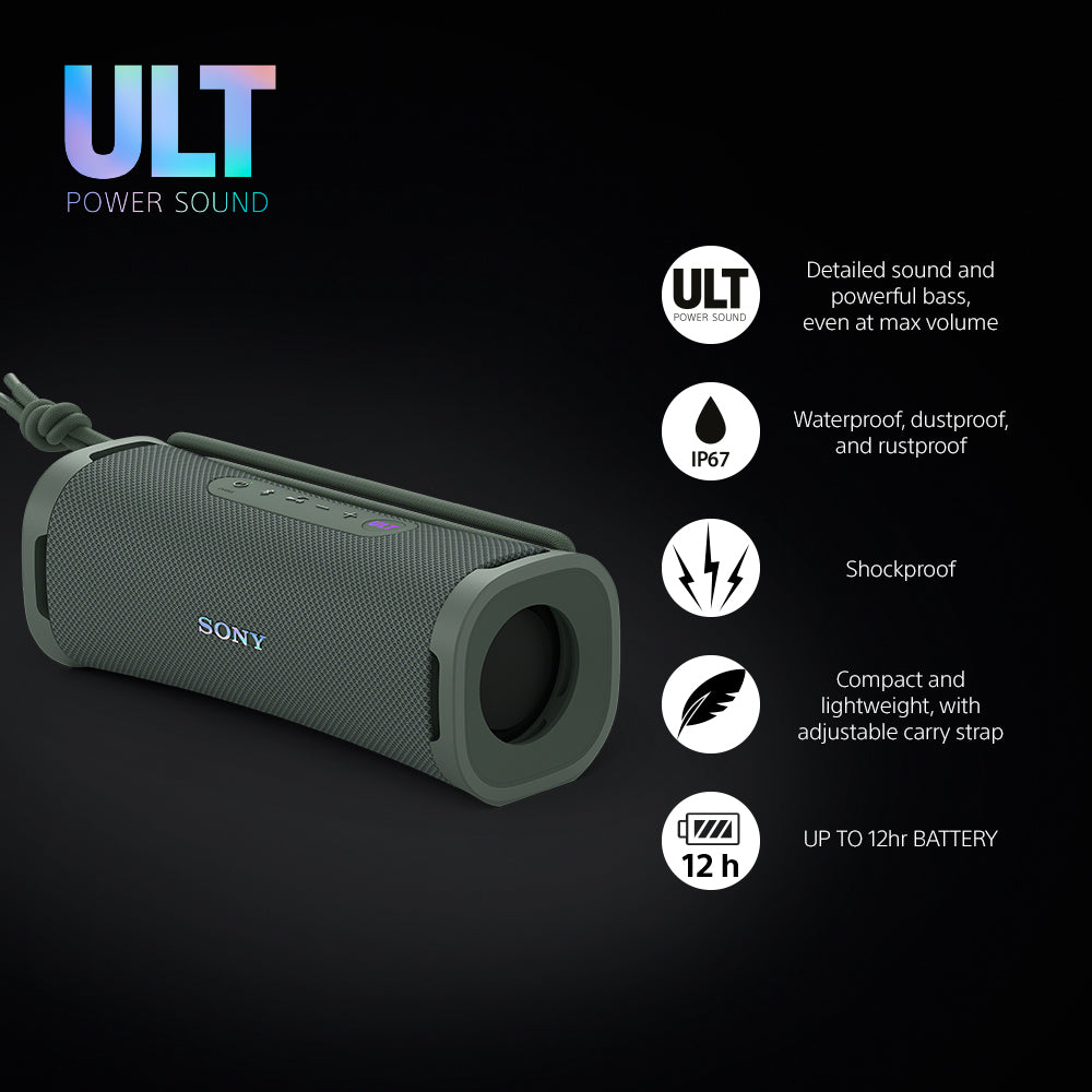 Sony SRS-ULT10H Grey ULT POWER SOUND series ULT FIELD 1 Wireless Speaker