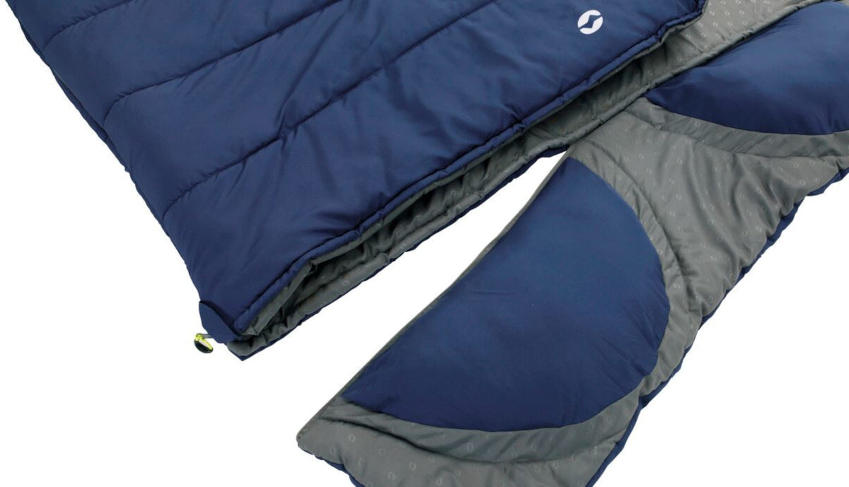 Outwell OPEN BOX Sleeping Bag Contour Lux Double Imperial Blue