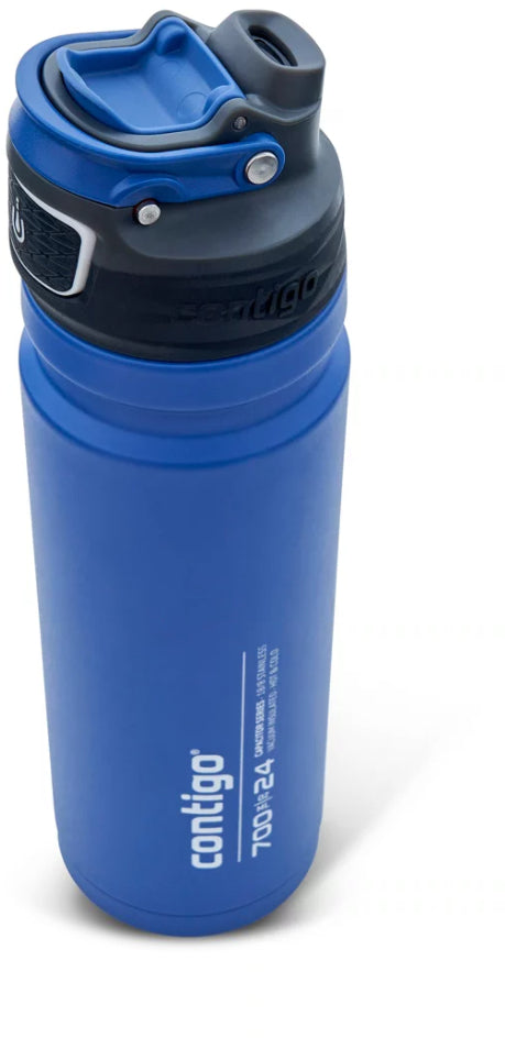 Contigo 2155964 Free Flow AUTOSEAL Vacuum-Insulated Water Bottle, 700 ml - Blue Corn