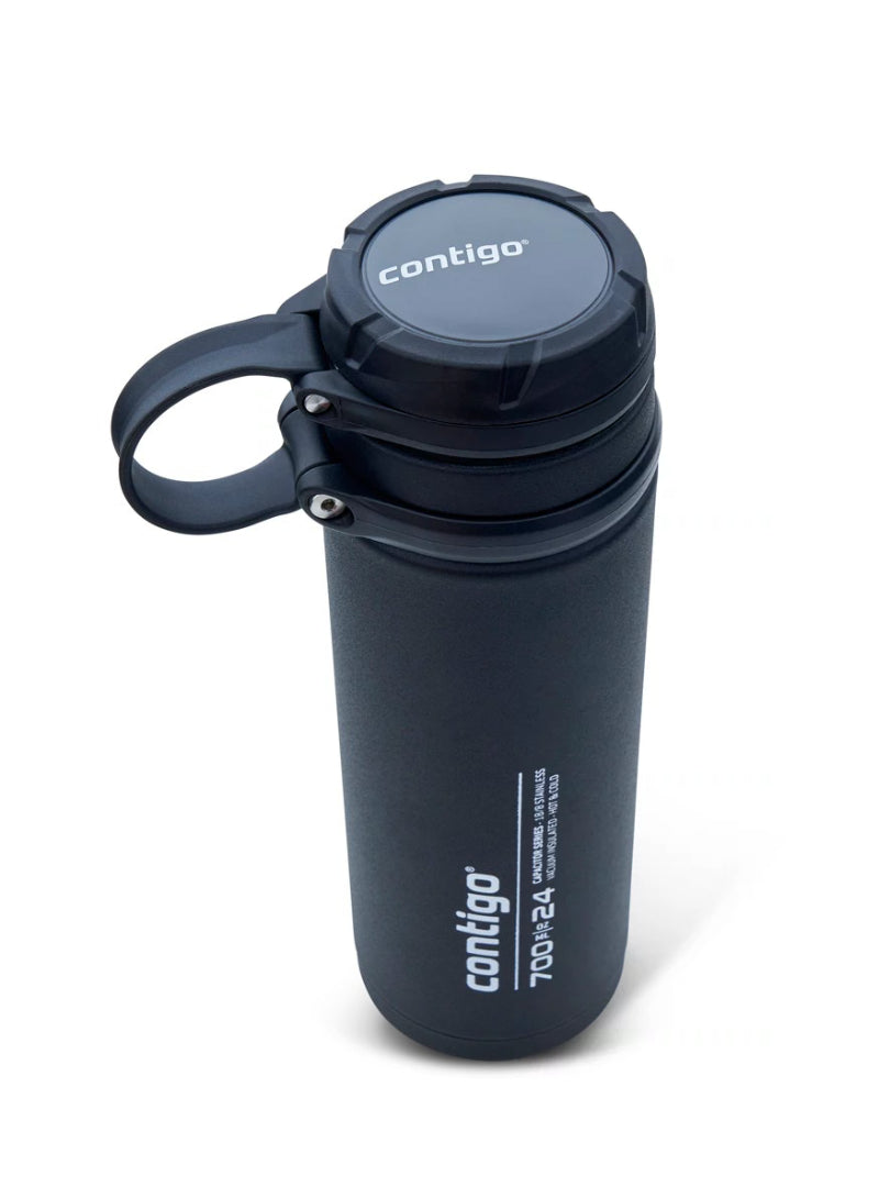 Contigo 2156007 Fuse THERMALOCK Vacuum-Insulated Water Bottle, 700 ml - Black