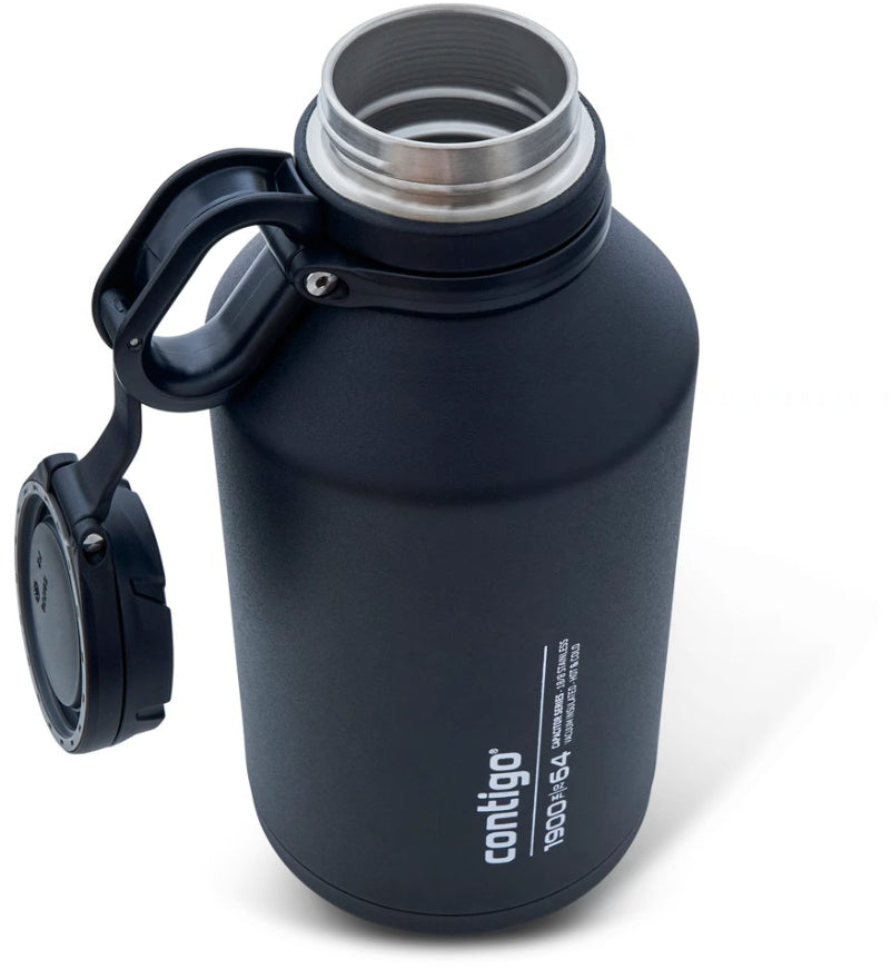 Contigo 2156008 Grand THERMALOCK Vacuum-Insulated Water Bottle, 1.9L - Black