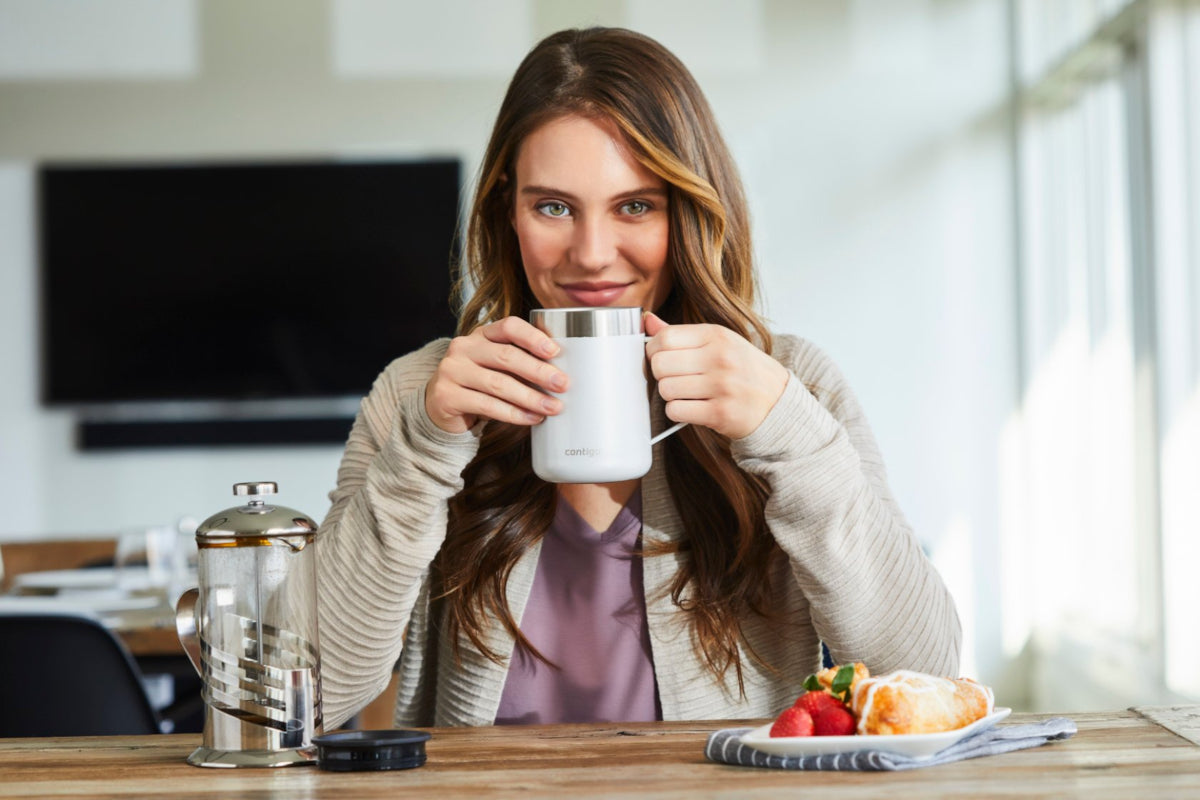 Contigo 2174672 Streeterville THERMALOCK Desk Mug, 420 ml - Salt