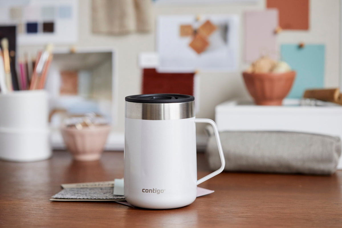 Contigo 2174672 Streeterville THERMALOCK Desk Mug, 420 ml - Salt