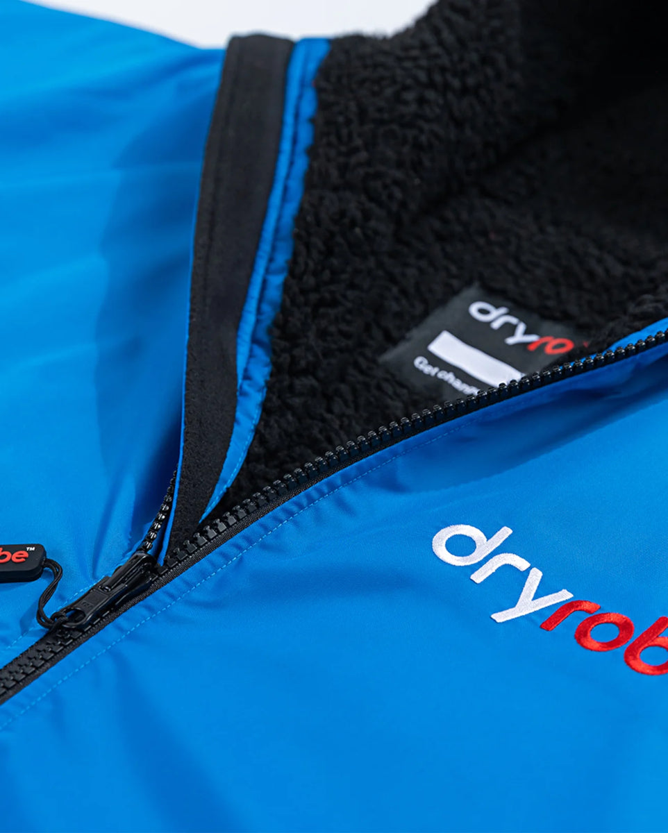 dryrobe Advance Long Sleeve V3 - Cobalt Blue Black