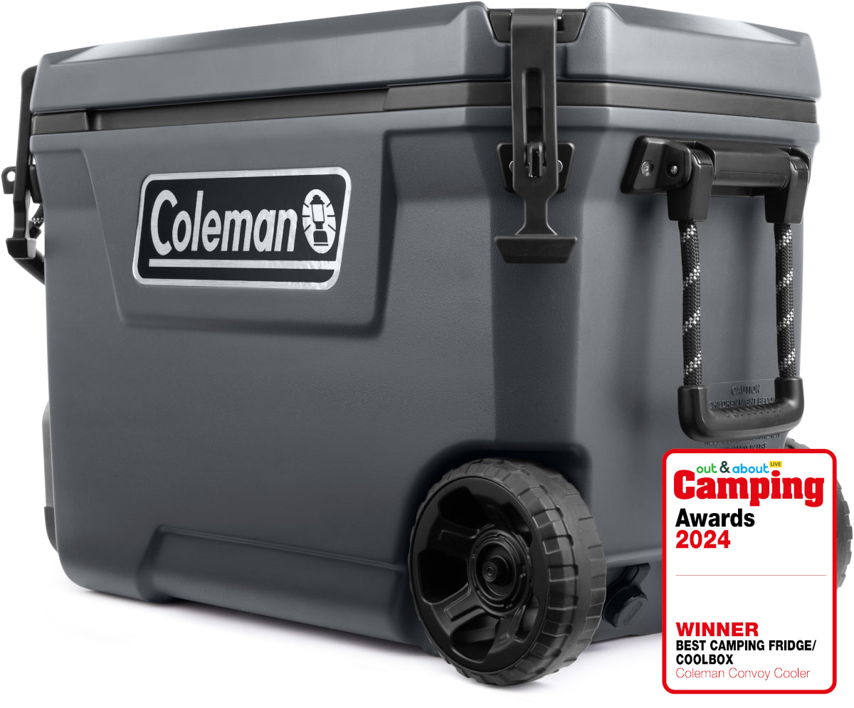 Coleman 65QT Convoy Wheeled Cooler Box