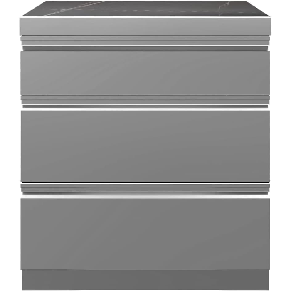 Whistler Grills Malmesbury 6-Burner Kitchen with Double Door Fridge, Sink and Corner Units - Stainless Steel
