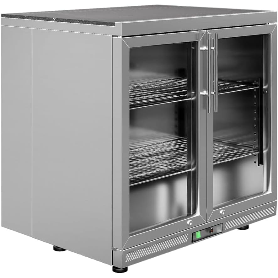 Whistler Grills Marlborough 6-Burner Kitchen with Double Door Fridge, Sink and Corner Unit - Stainless Steel