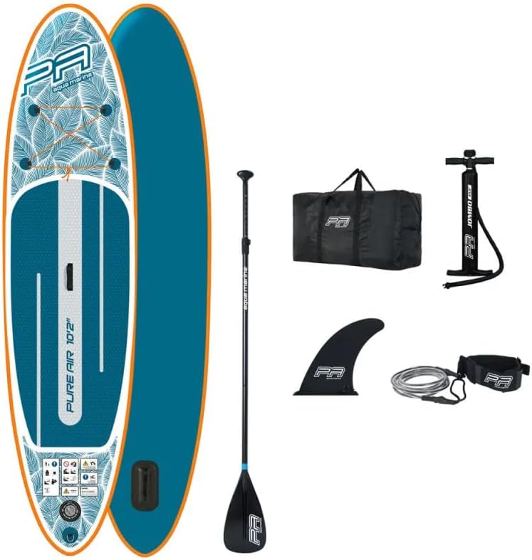 Aqua Marina Pure Air SUP Stand Up Paddle Board Package 10'2" x 6"