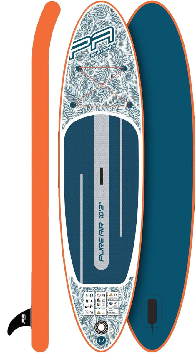 Aqua Marina Pure Air SUP Stand Up Paddle Board Package 10'2" x 6"