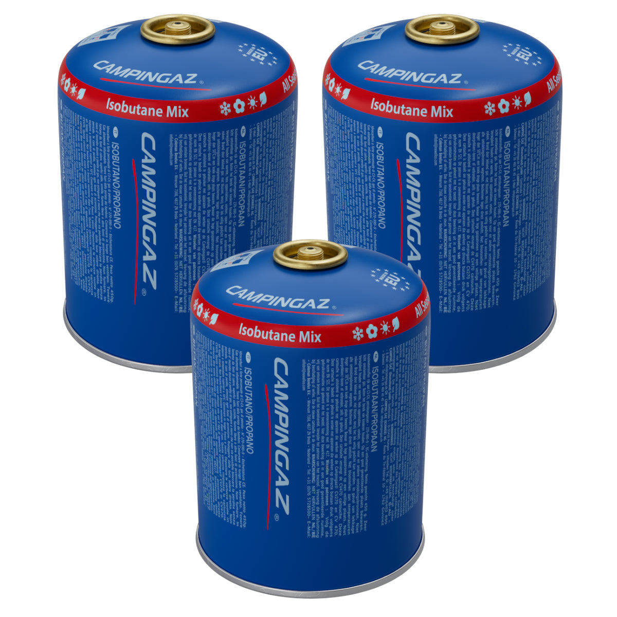 Campingaz CV 470 Plus All Season Gas Cartridge - 3 Pack