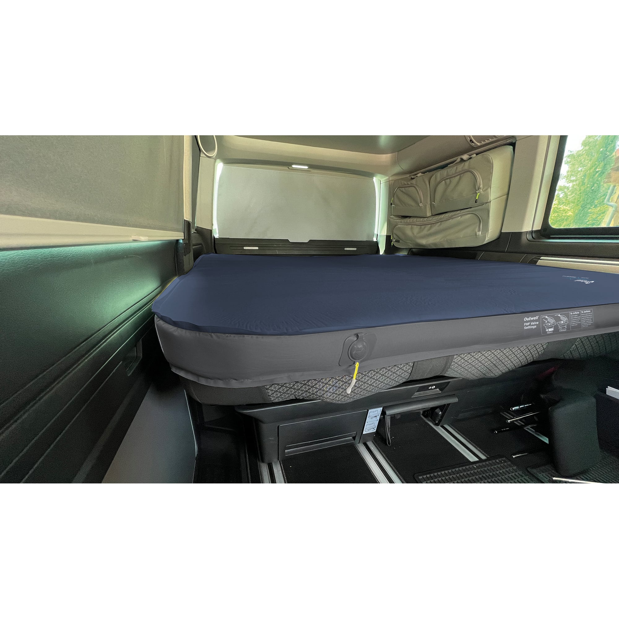 Outwell Dreamboat Campervan Wide Self-Inflating Mat | Designed to fit VW California Beach, Multivan and similar