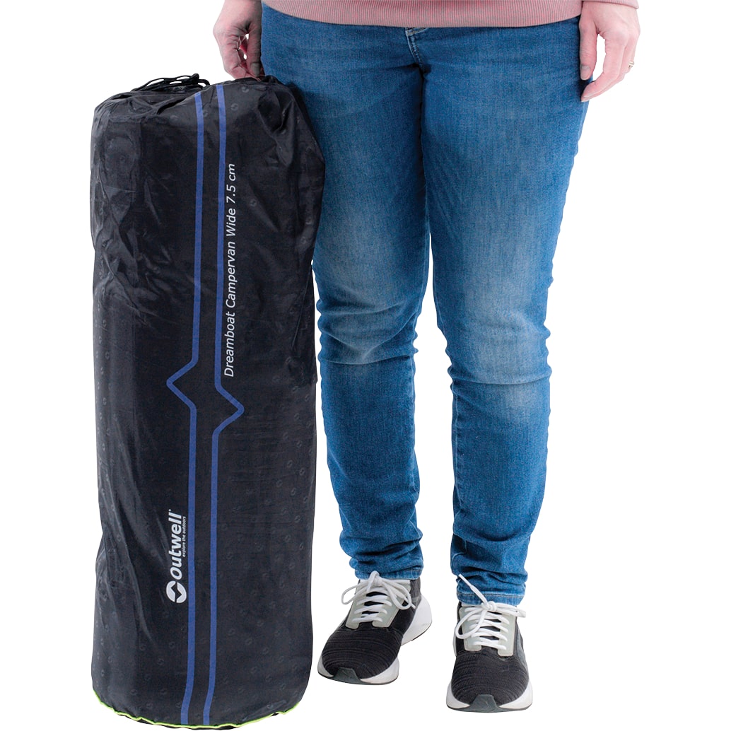 Outwell Dreamboat Campervan Wide Self-Inflating Mat | Designed to fit VW California Beach, Multivan and similar