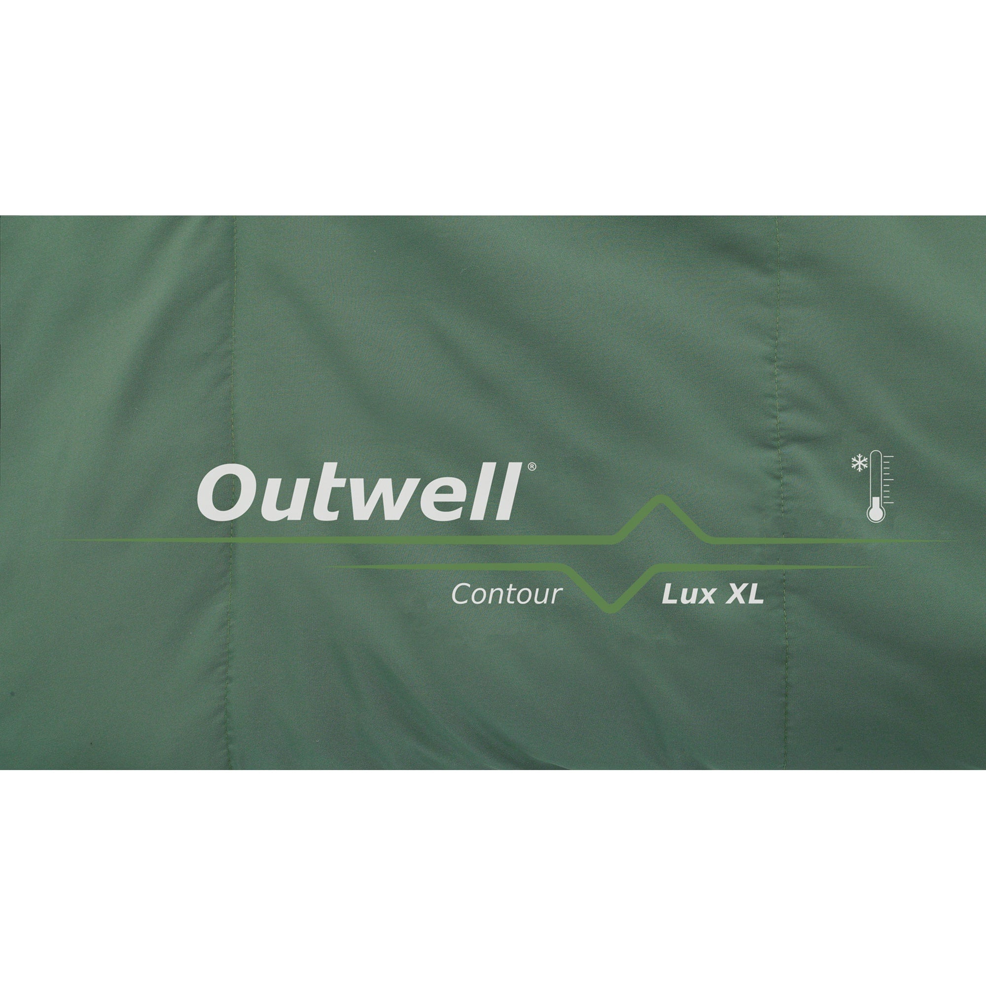 Outwell Contour Lux XL Green Single Sleeping Bag