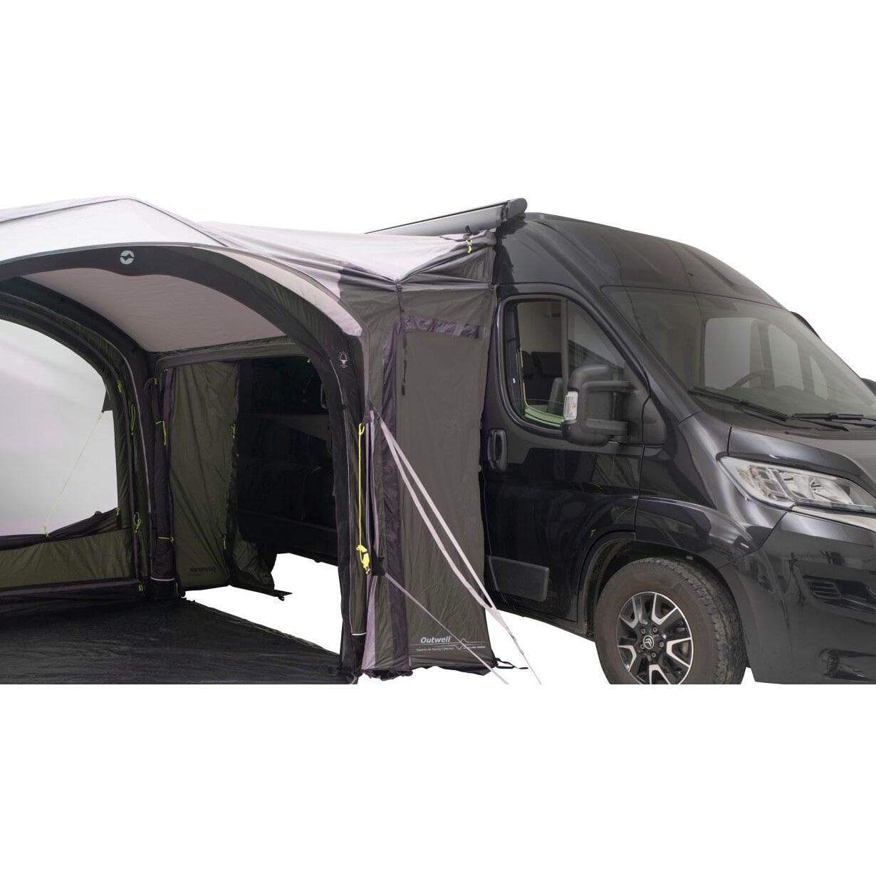 Outwell Crossville 250SA | Free standing and parallel-mounted Drive-Away Air Awning with 1 living room