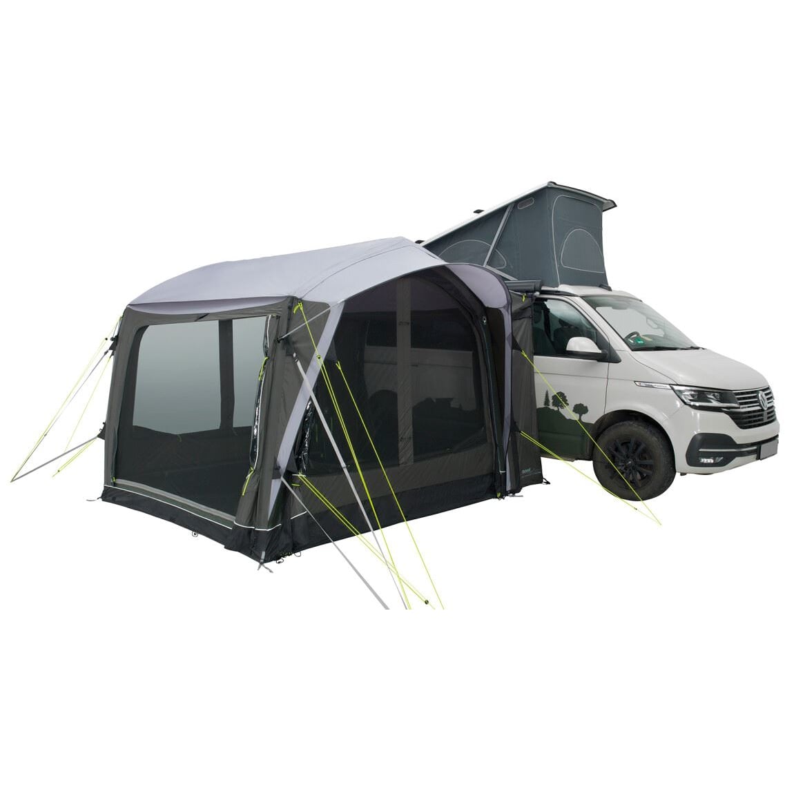 Outwell Crossville 250SA | Free standing and parallel-mounted Drive-Away Air Awning with 1 living room