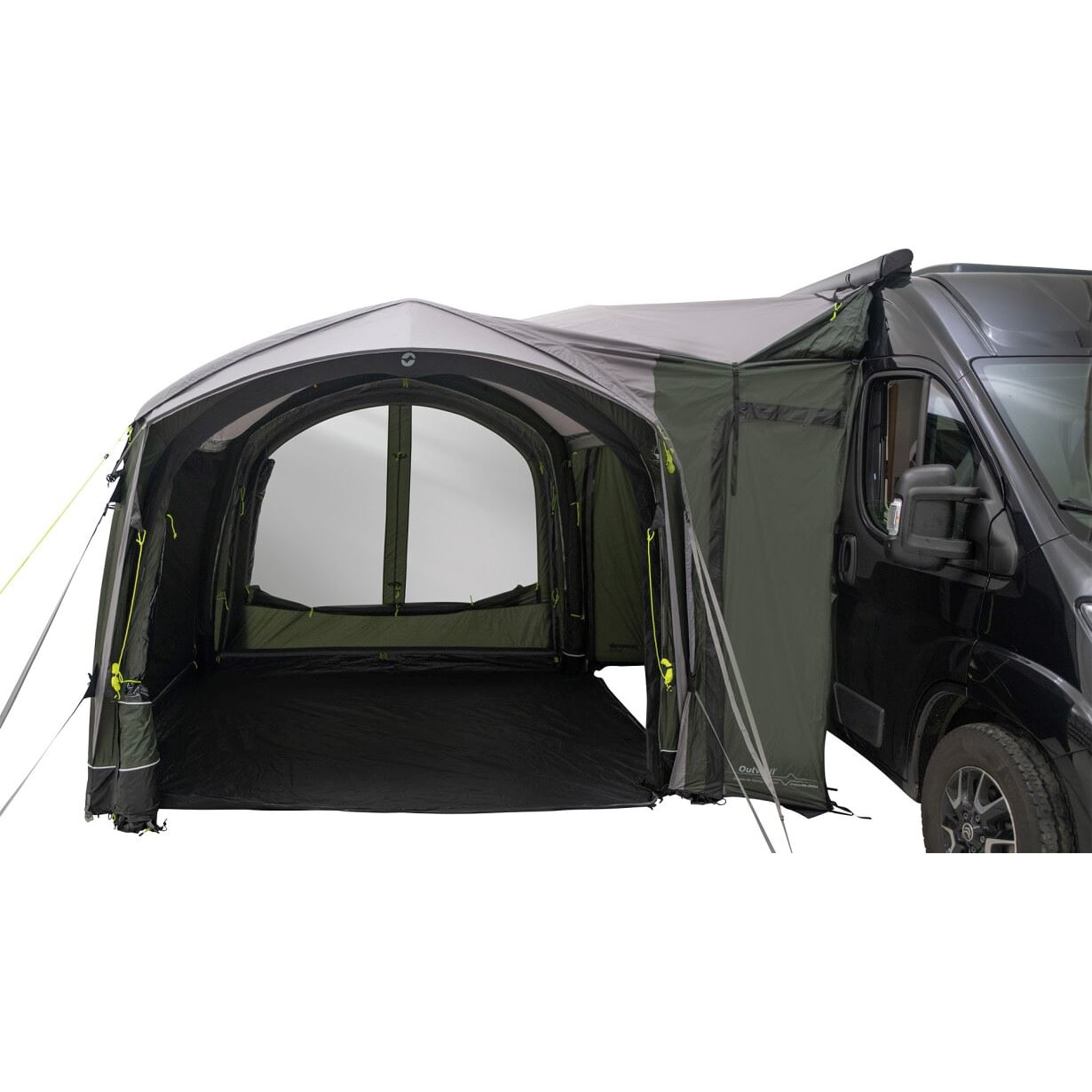 Outwell Crossville 250SA | Free standing and parallel-mounted Drive-Away Air Awning with 1 living room