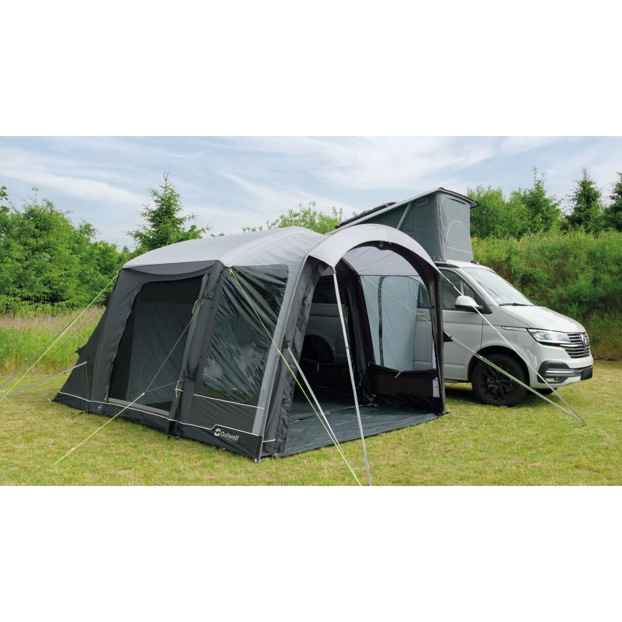 Outwell Jonesville 290SA Flex | Free standing and parallel-mounted Drive-Away Air Awning with 1 living room