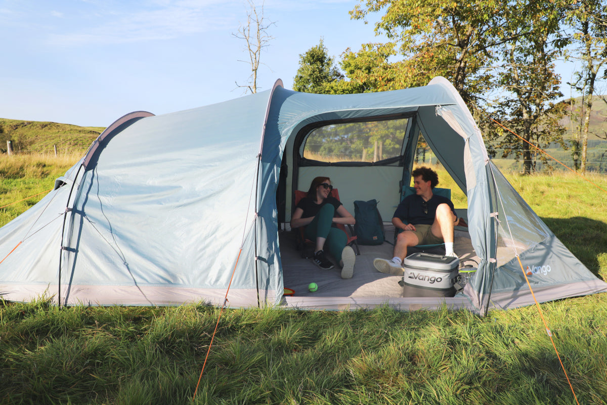 Vango Beta 450XL 4-Man, 3-Pole Tunnel Tent - Mineral Green